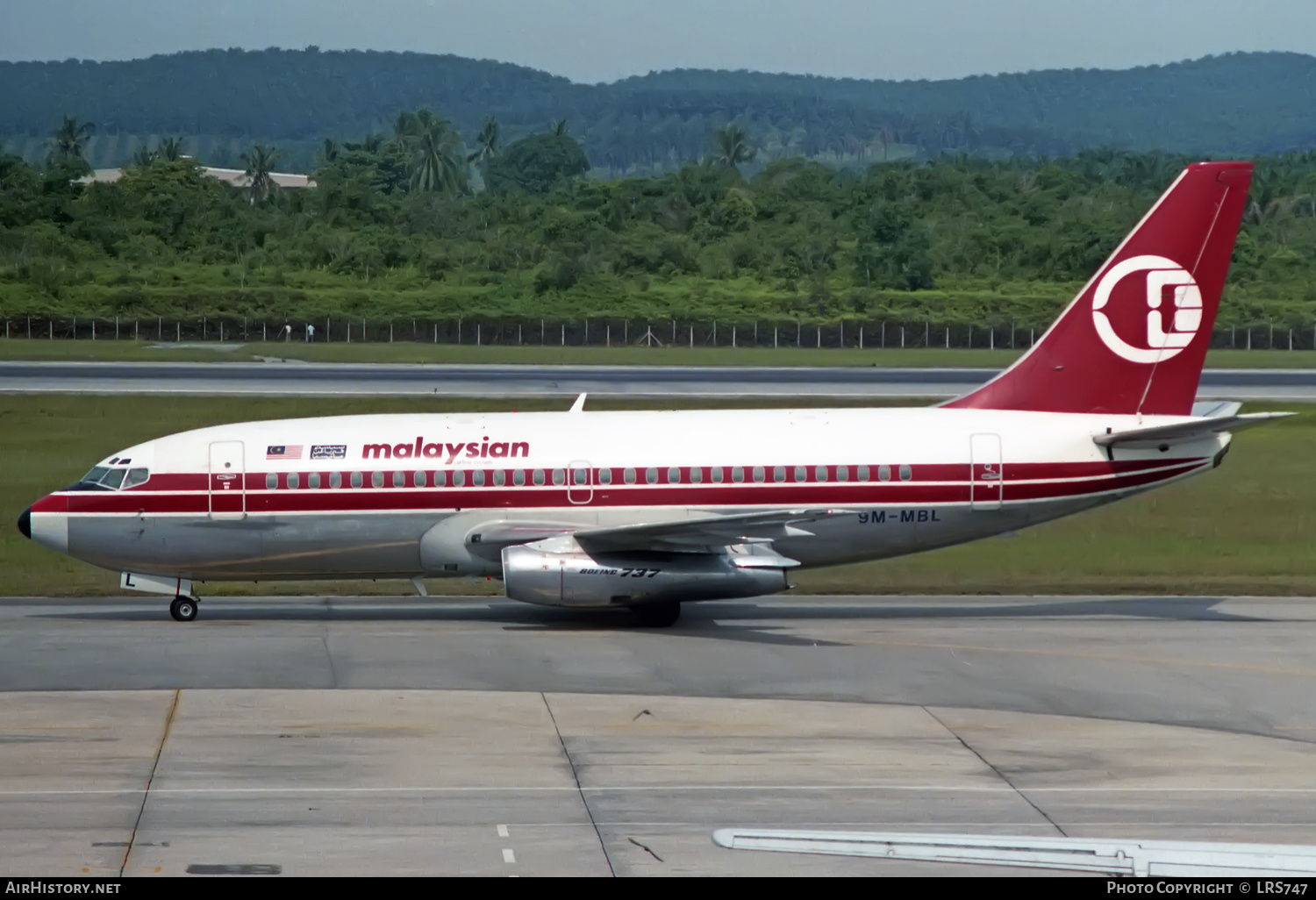 Aircraft Photo of 9M-MBL | Boeing 737-2H6/Adv | Malaysian Airline System - MAS | AirHistory.net #408722