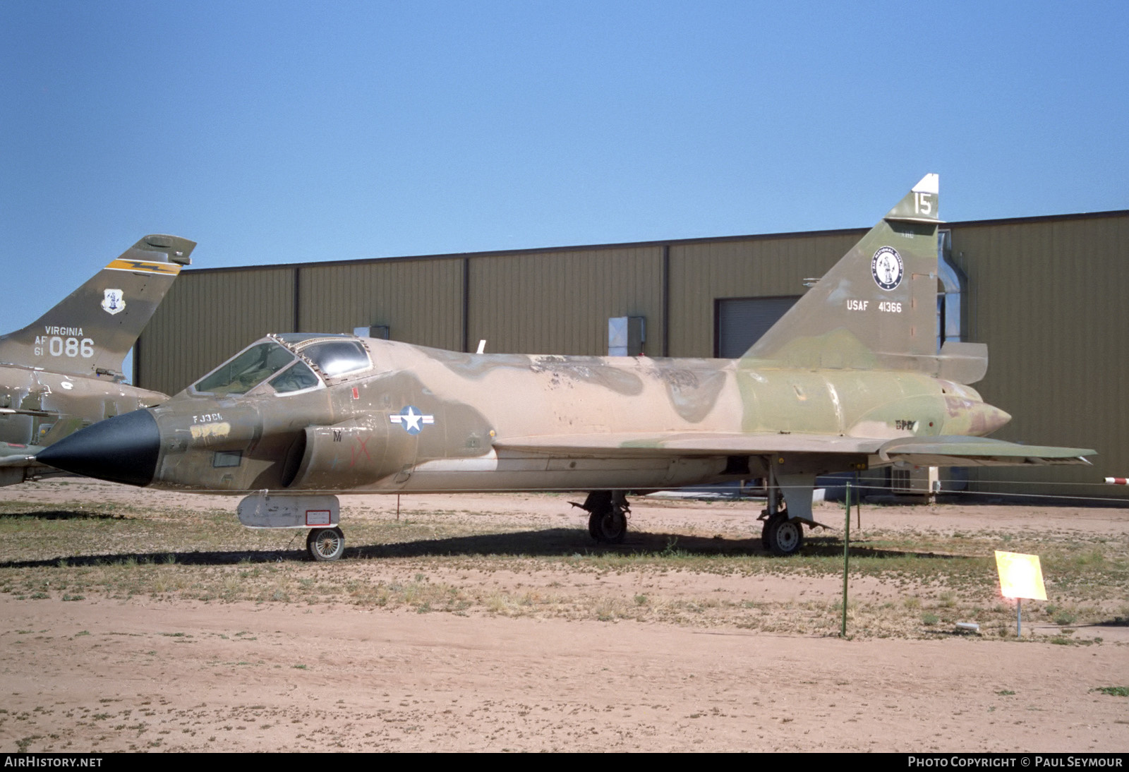 Aircraft Photo of 54-1366 / 41366 | Convair TF-102A Delta Dagger | USA - Air Force | AirHistory.net #408747