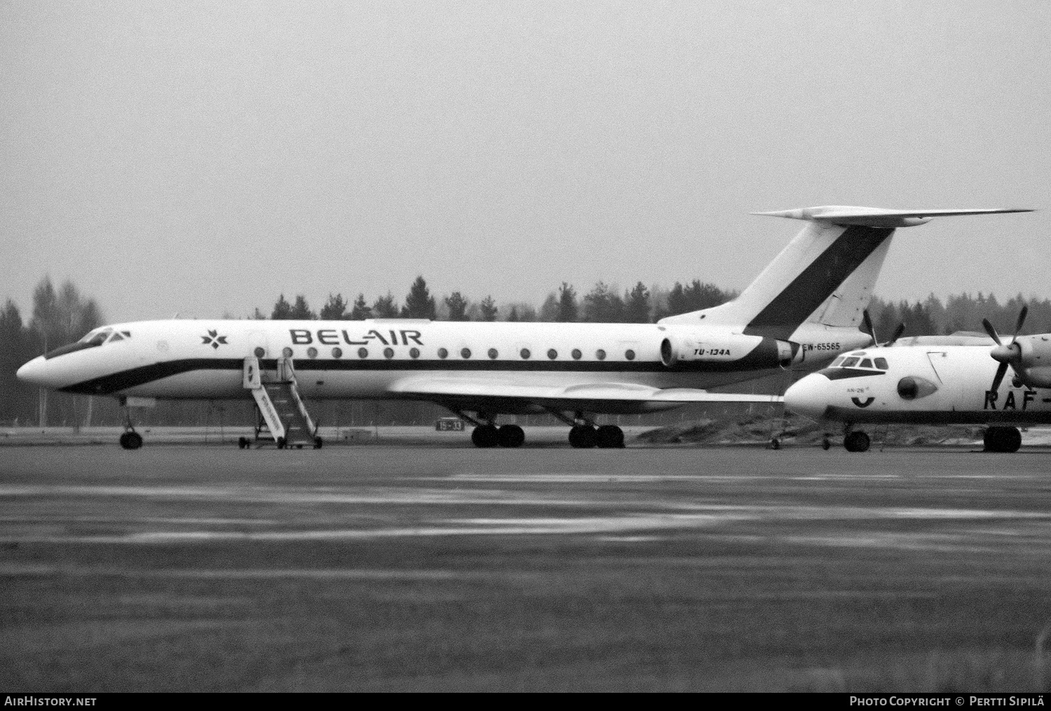 Aircraft Photo of EW-65565 | Tupolev Tu-134AK | Belair | AirHistory.net #408758