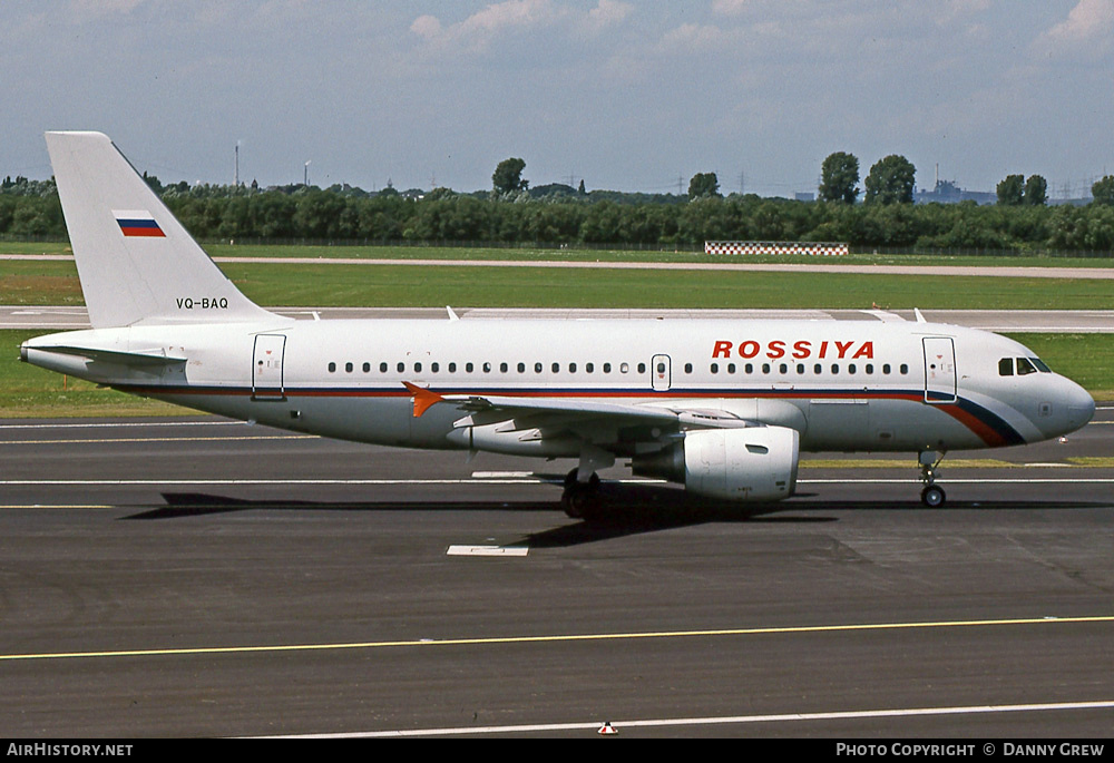 Aircraft Photo of VQ-BAQ | Airbus A319-111 | Rossiya - Russian Airlines | AirHistory.net #408802