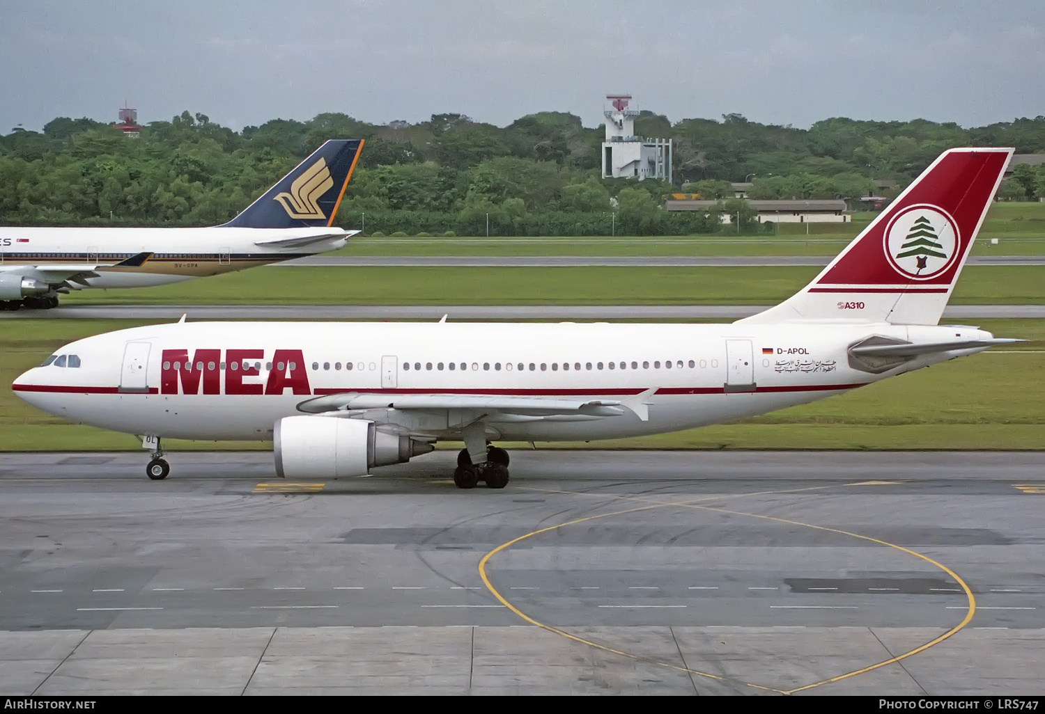 Aircraft Photo of D-APOL | Airbus A310-304 | MEA - Middle East Airlines | AirHistory.net #408810