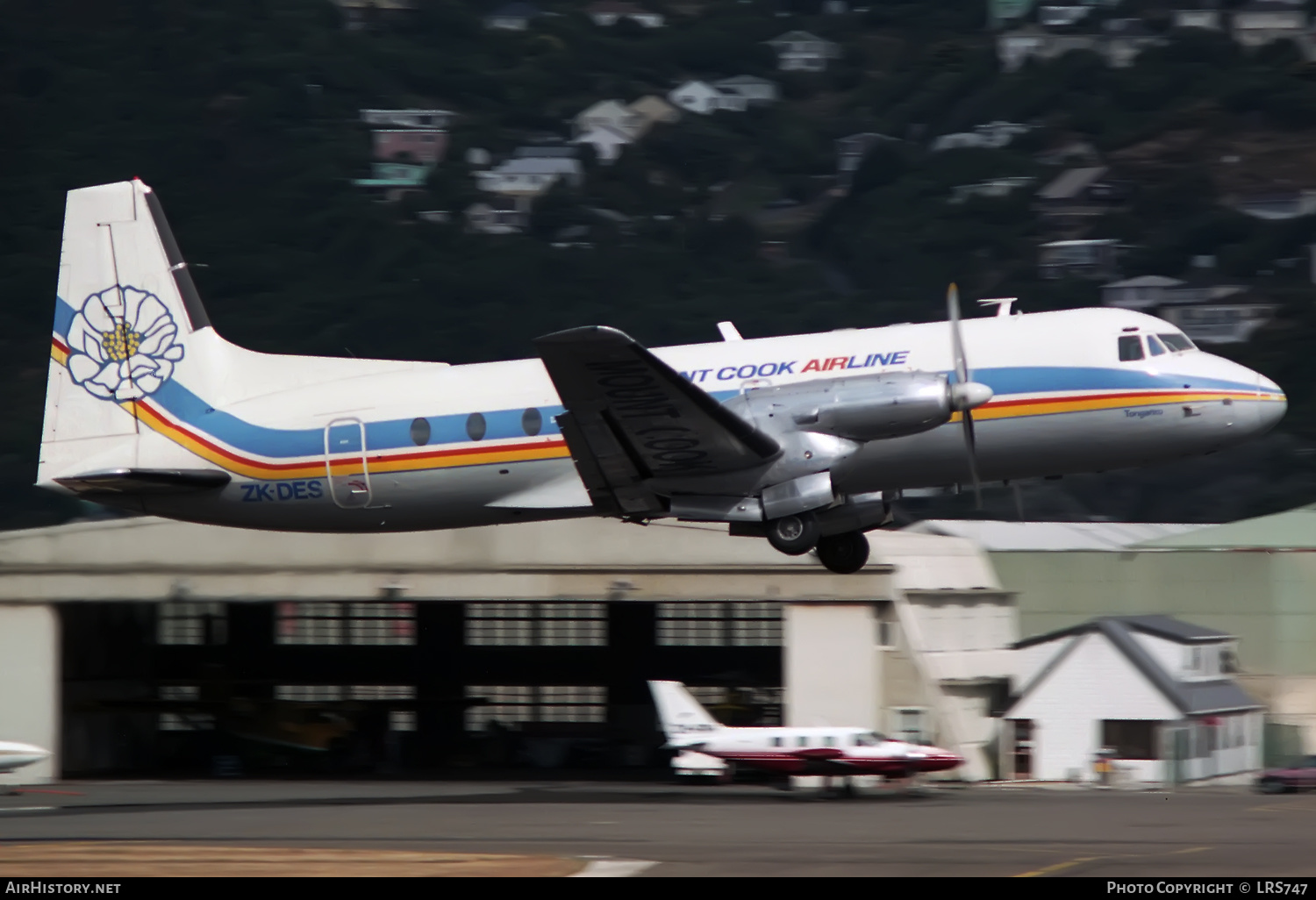 Aircraft Photo of ZK-DES | Hawker Siddeley HS-748 Srs2A/242 | Mount Cook Airline | AirHistory.net #408817