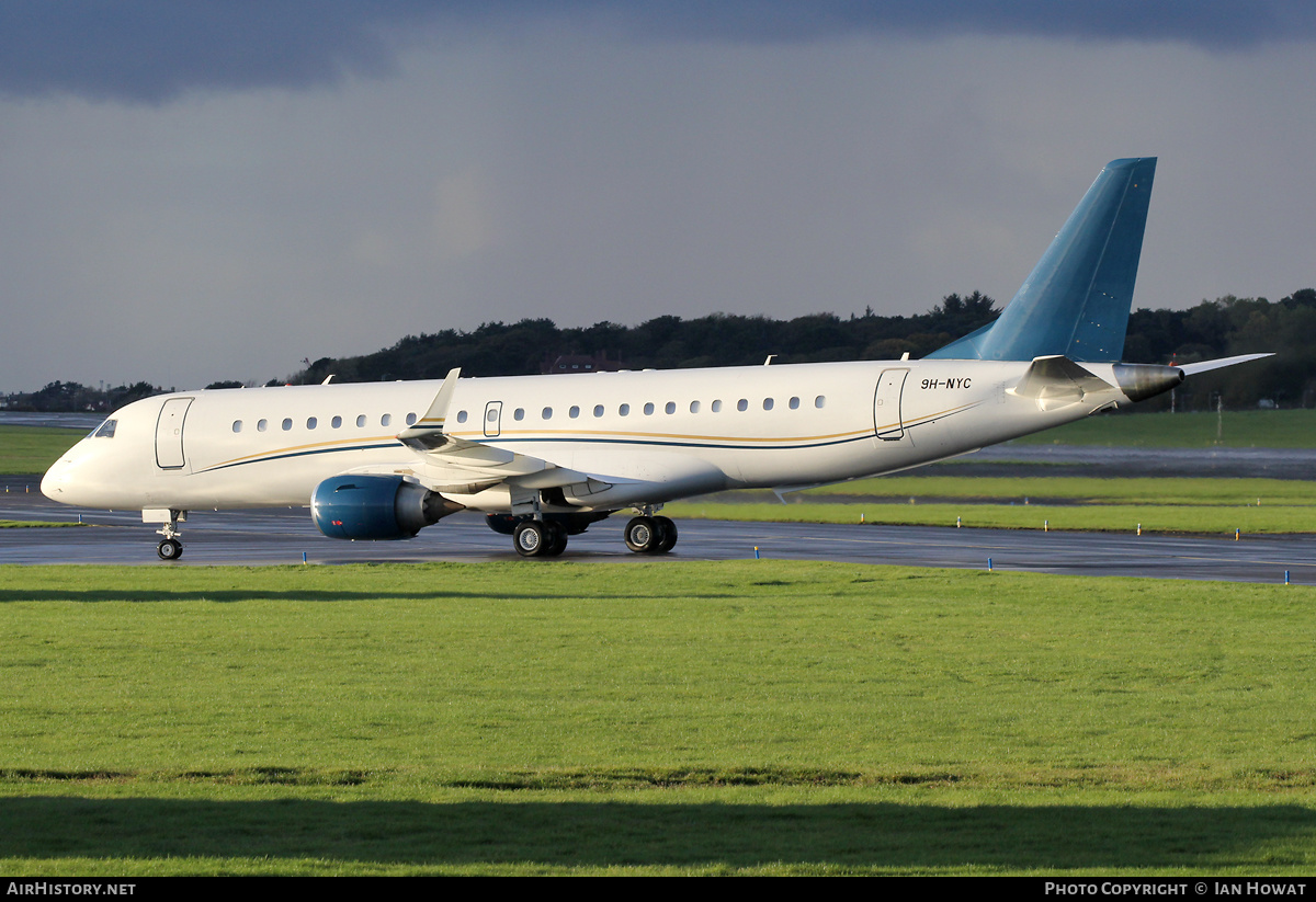 Aircraft Photo of 9H-NYC | Embraer Lineage 1000 (ERJ-190-100ECJ) | AirHistory.net #408820