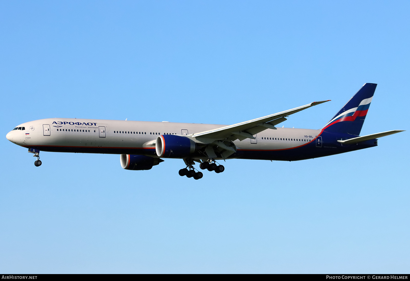 Aircraft Photo of VQ-BIL | Boeing 777-300/ER | Aeroflot - Russian Airlines | AirHistory.net #408839
