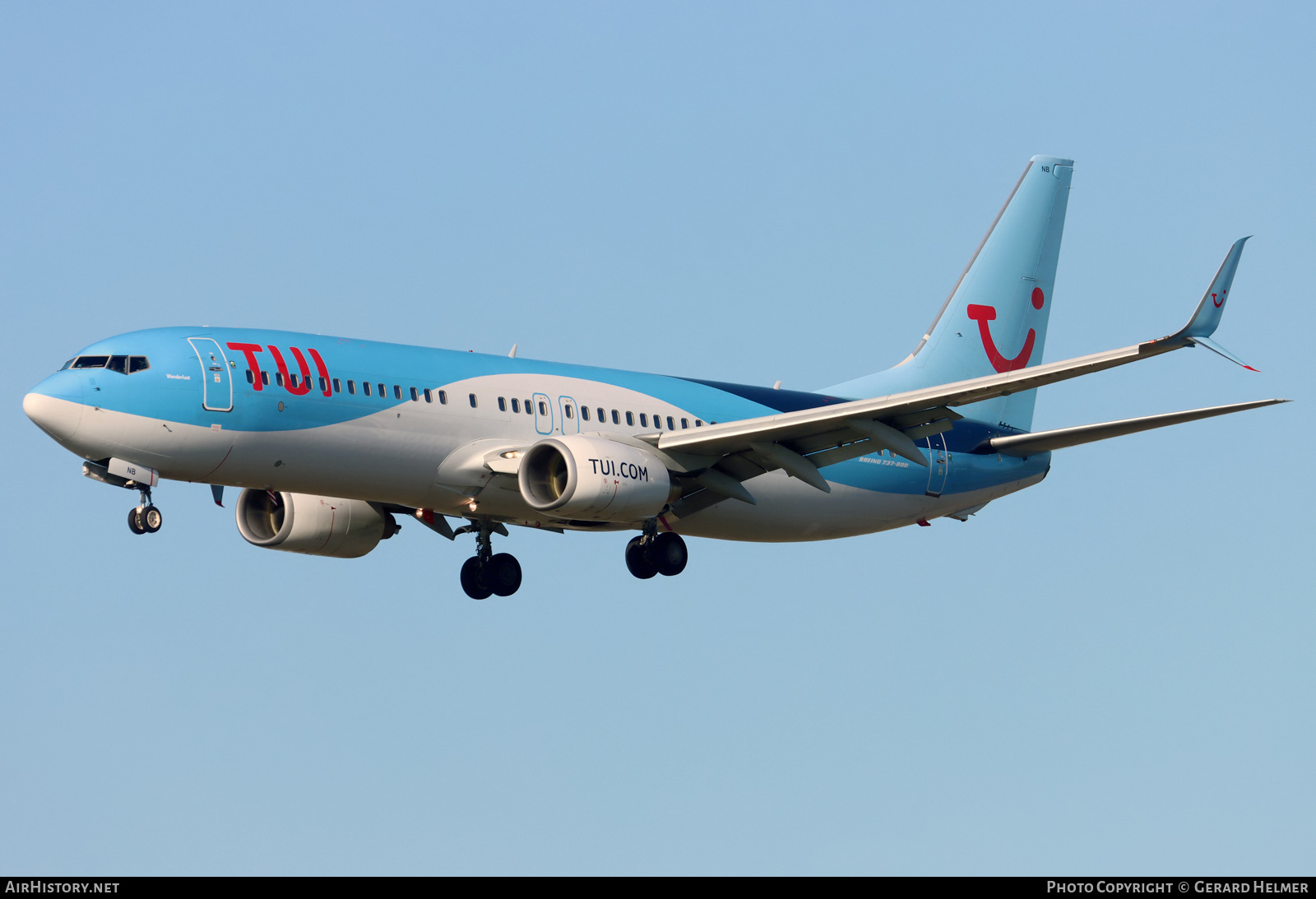 Aircraft Photo of OO-TNB | Boeing 737-8K5 | TUI | AirHistory.net #408842