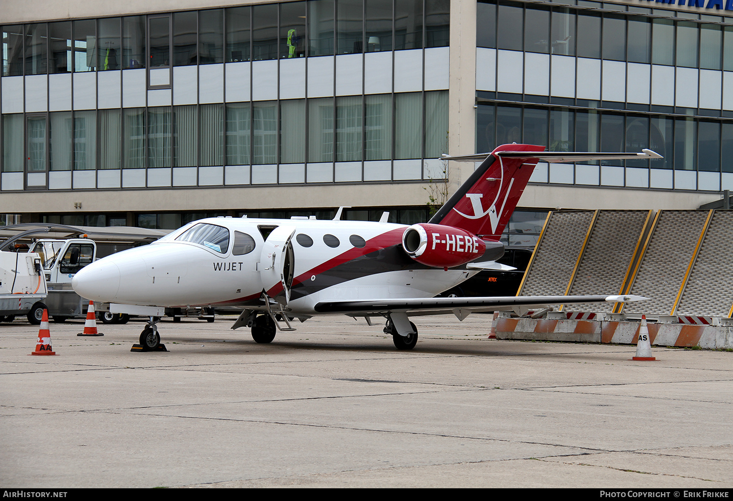 Aircraft Photo of F-HERE | Cessna 510 Citation Mustang | Wijet | AirHistory.net #408885