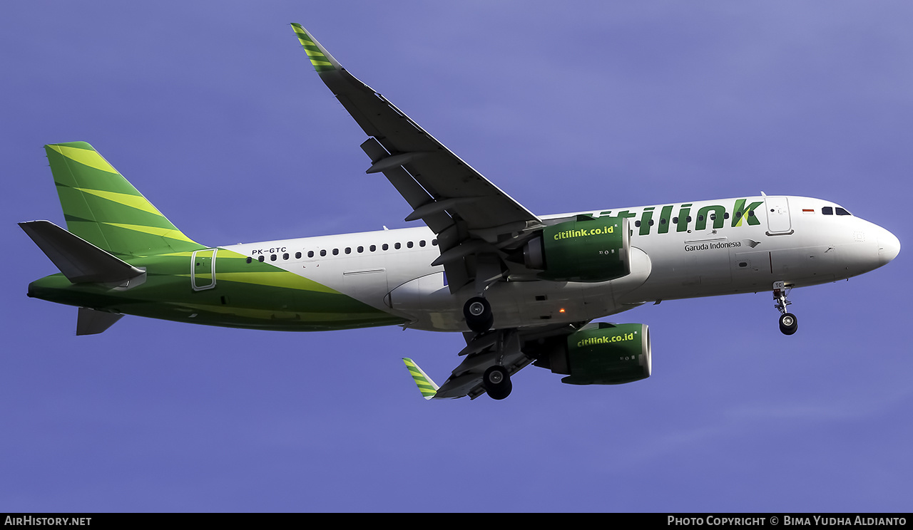 Aircraft Photo of PK-GTC | Airbus A320-251N | Citilink | AirHistory.net #408888