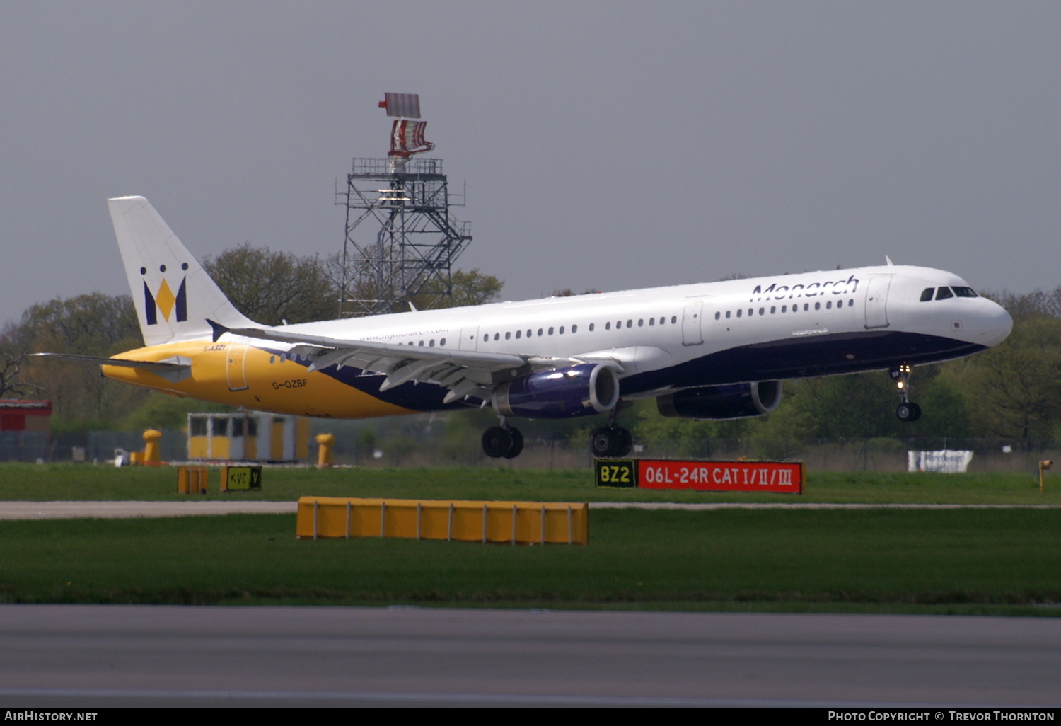 Aircraft Photo of G-OZBF | Airbus A321-231 | Monarch Airlines | AirHistory.net #408917