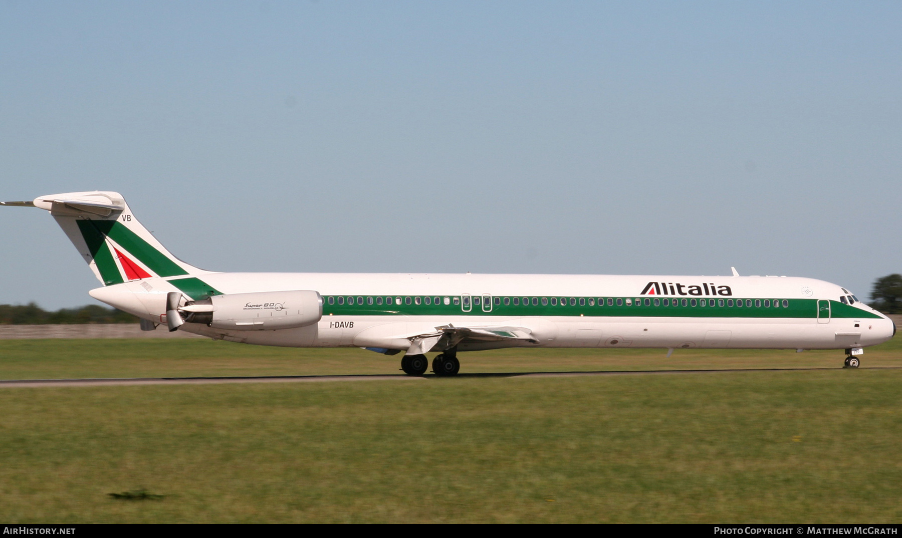 Aircraft Photo of I-DAVB | McDonnell Douglas MD-82 (DC-9-82) | Alitalia | AirHistory.net #408935