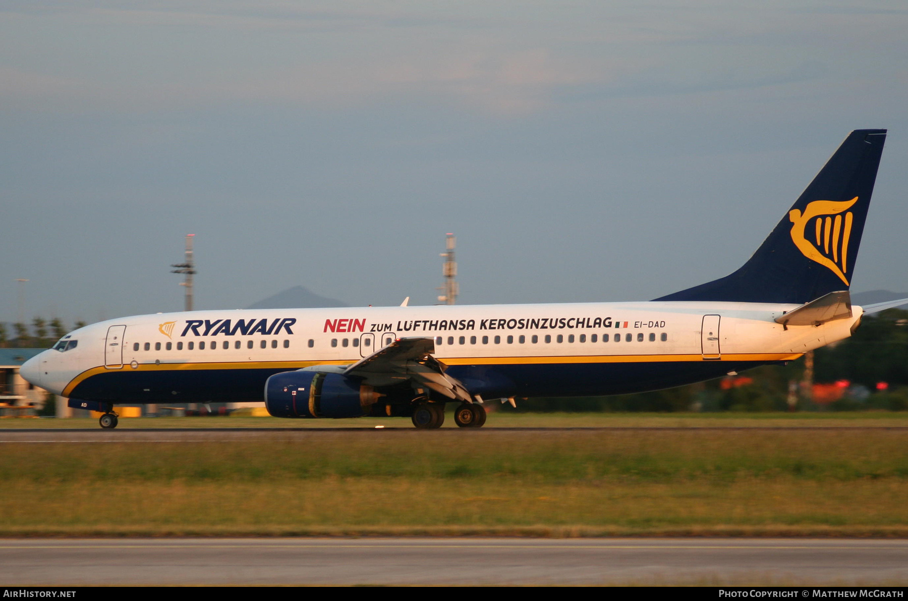 Aircraft Photo of EI-DAD | Boeing 737-8AS | Ryanair | AirHistory.net #408957