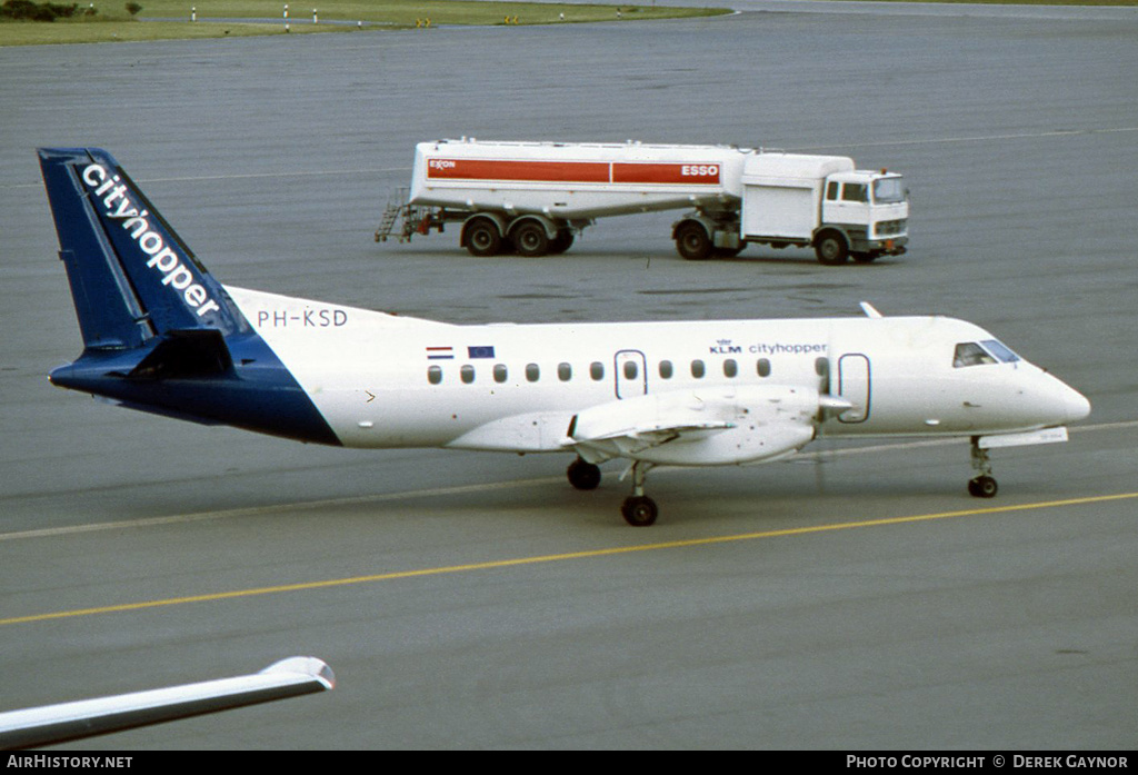 Aircraft Photo of PH-KSD | Saab 340B | KLM Cityhopper | AirHistory.net #408981