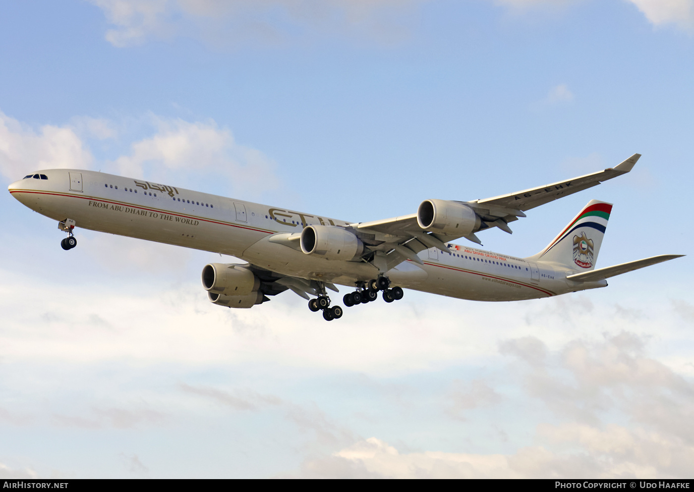 Aircraft Photo of A6-EHK | Airbus A340-642 | Etihad Airways | AirHistory.net #409005