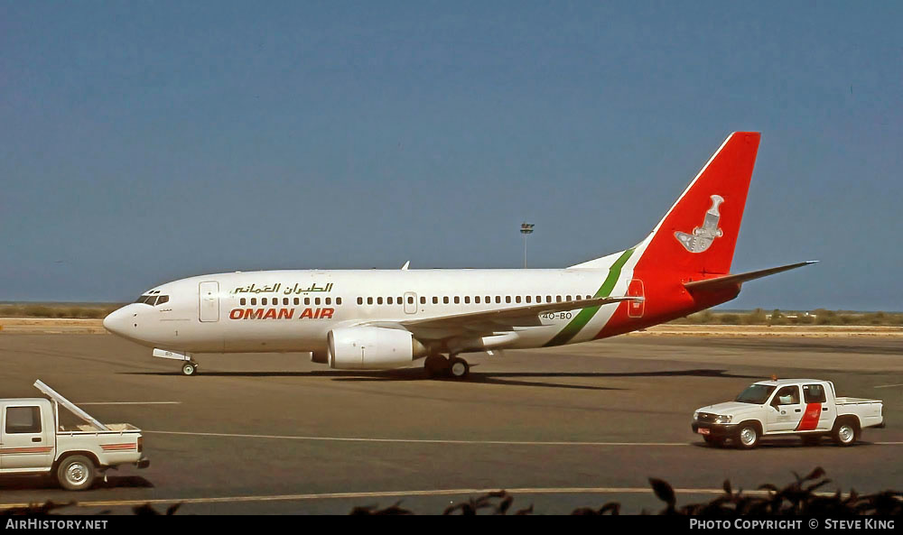 Aircraft Photo of A4O-BO | Boeing 737-71M | Oman Air | AirHistory.net #409021