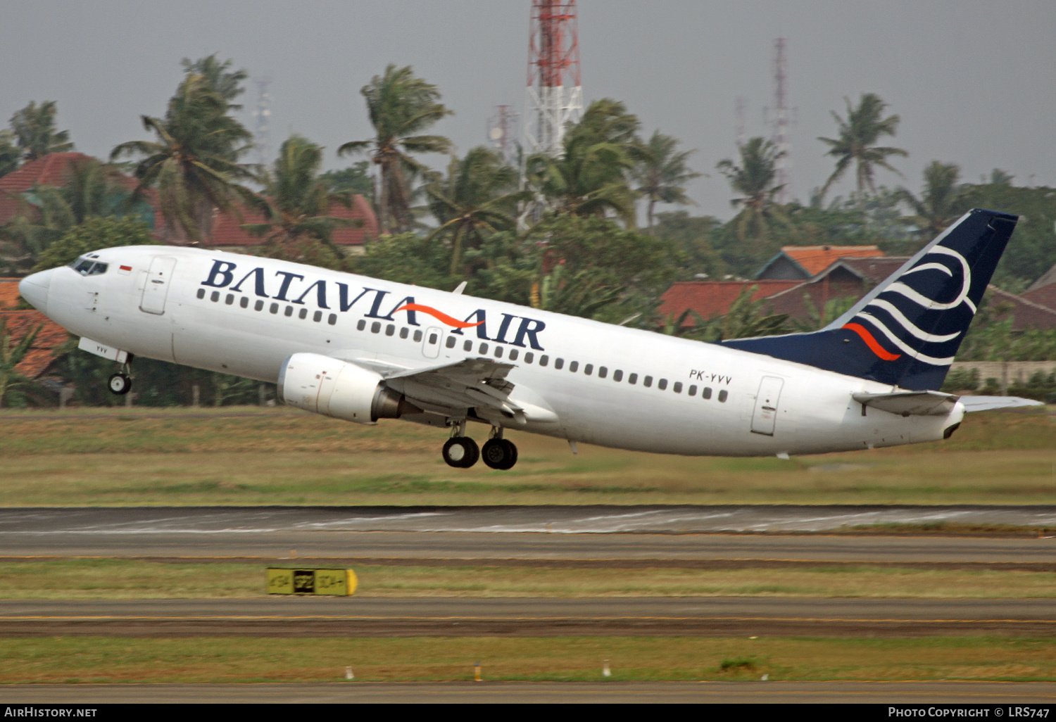 Aircraft Photo of PK-YVV | Boeing 737-3B7 | Batavia Air | AirHistory.net #409037