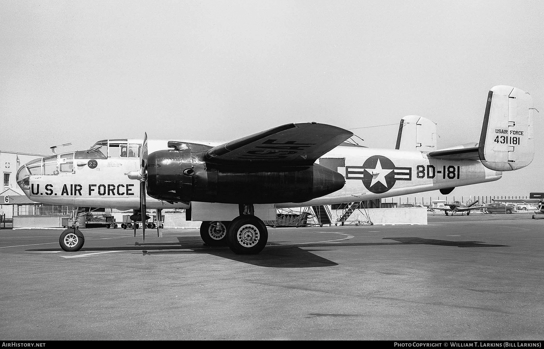 Aircraft Photo of 44-31181 / 431181 | North American TB-25N Mitchell | USA - Air Force | AirHistory.net #409047