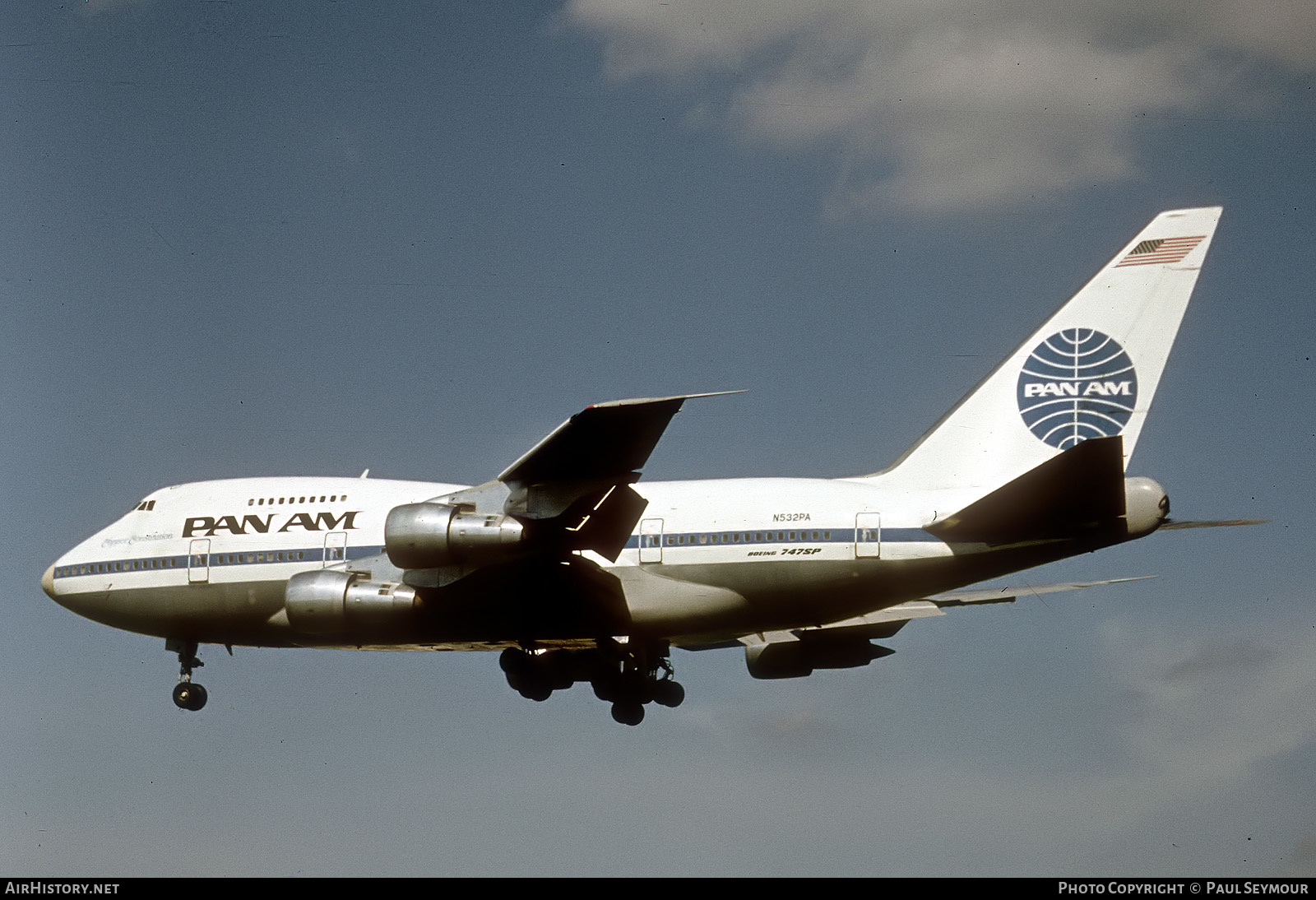 Aircraft Photo of N532PA | Boeing 747SP-21 | Pan American World Airways - Pan Am | AirHistory.net #409068