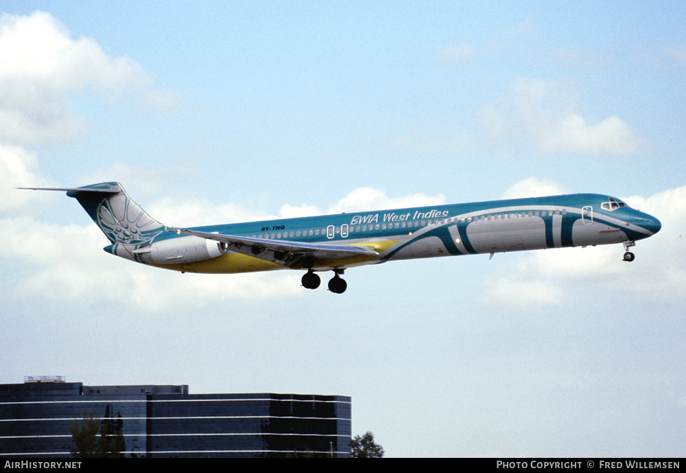 Aircraft Photo of 9Y-THQ | McDonnell Douglas MD-83 (DC-9-83) | BWIA West Indies Airways | AirHistory.net #409080