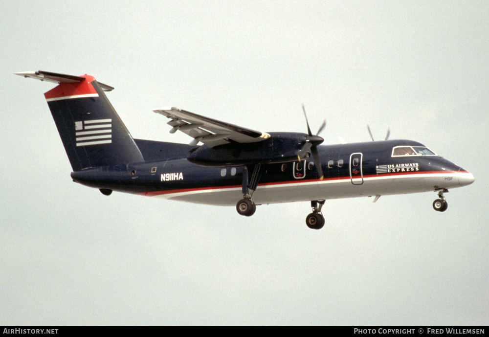 Aircraft Photo of N911HA | De Havilland Canada DHC-8-102 Dash 8 | US Airways Express | AirHistory.net #409081
