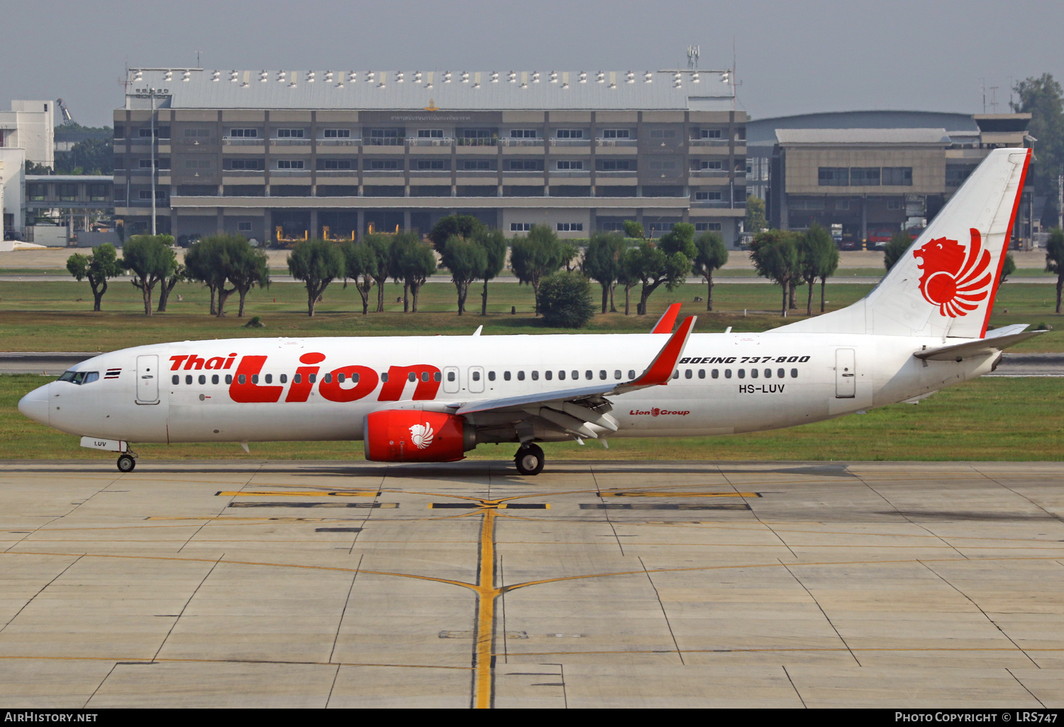Aircraft Photo of HS-LUV | Boeing 737-8GP | Thai Lion Air | AirHistory.net #409114