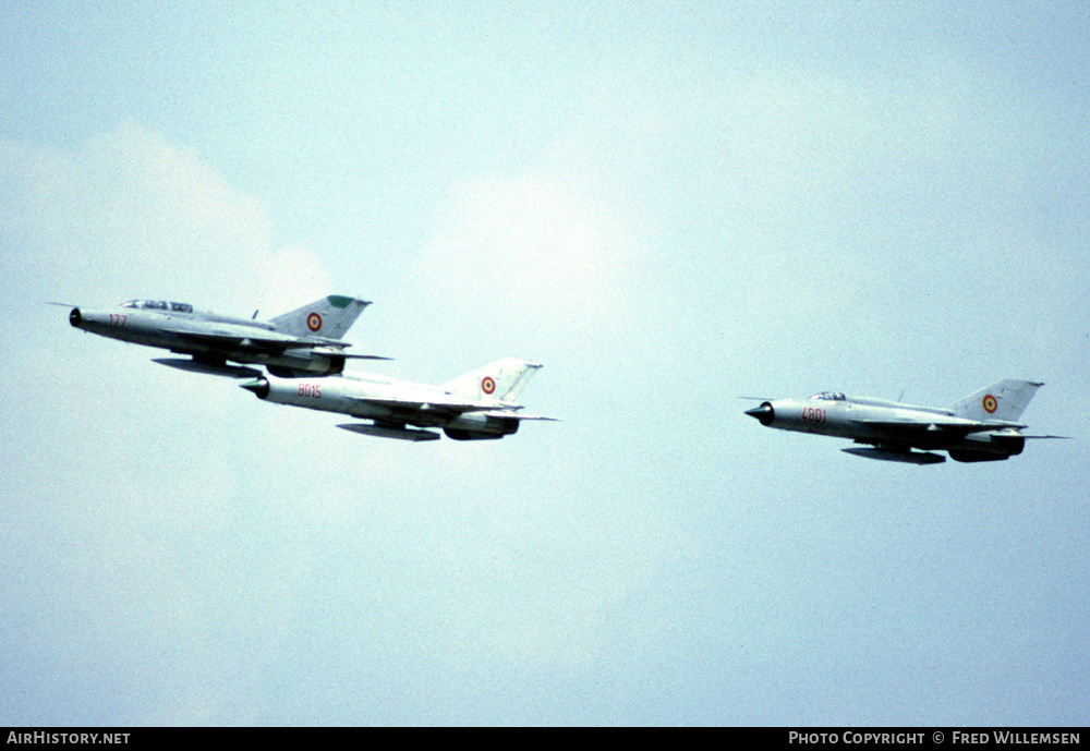 Aircraft Photo of 177 | Mikoyan-Gurevich MiG-21UM | Romania - Air Force | AirHistory.net #409117