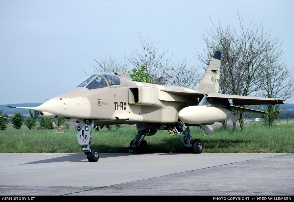 Aircraft Photo of A138 | Sepecat Jaguar A | France - Air Force | AirHistory.net #409138