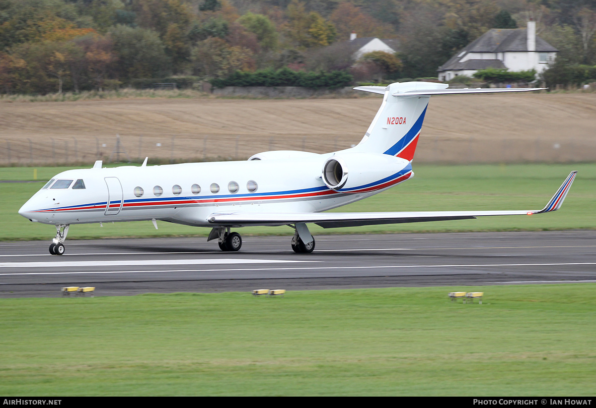 Aircraft Photo of N200A | Gulfstream Aerospace G-V-SP Gulfstream G550 | AirHistory.net #409154