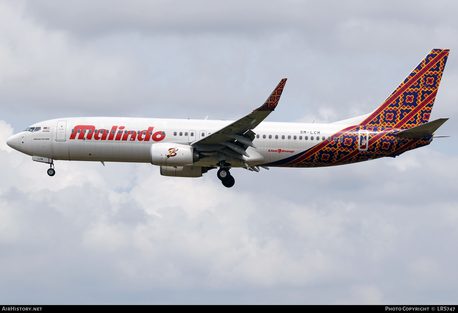 Aircraft Photo of 9M-LCM | Boeing 737-8GP | Malindo Air | AirHistory.net #409170