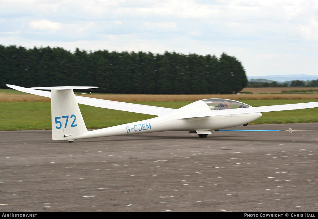 Aircraft Photo of G-CJEM | Schempp-Hirth Duo Discus | AirHistory.net #409178