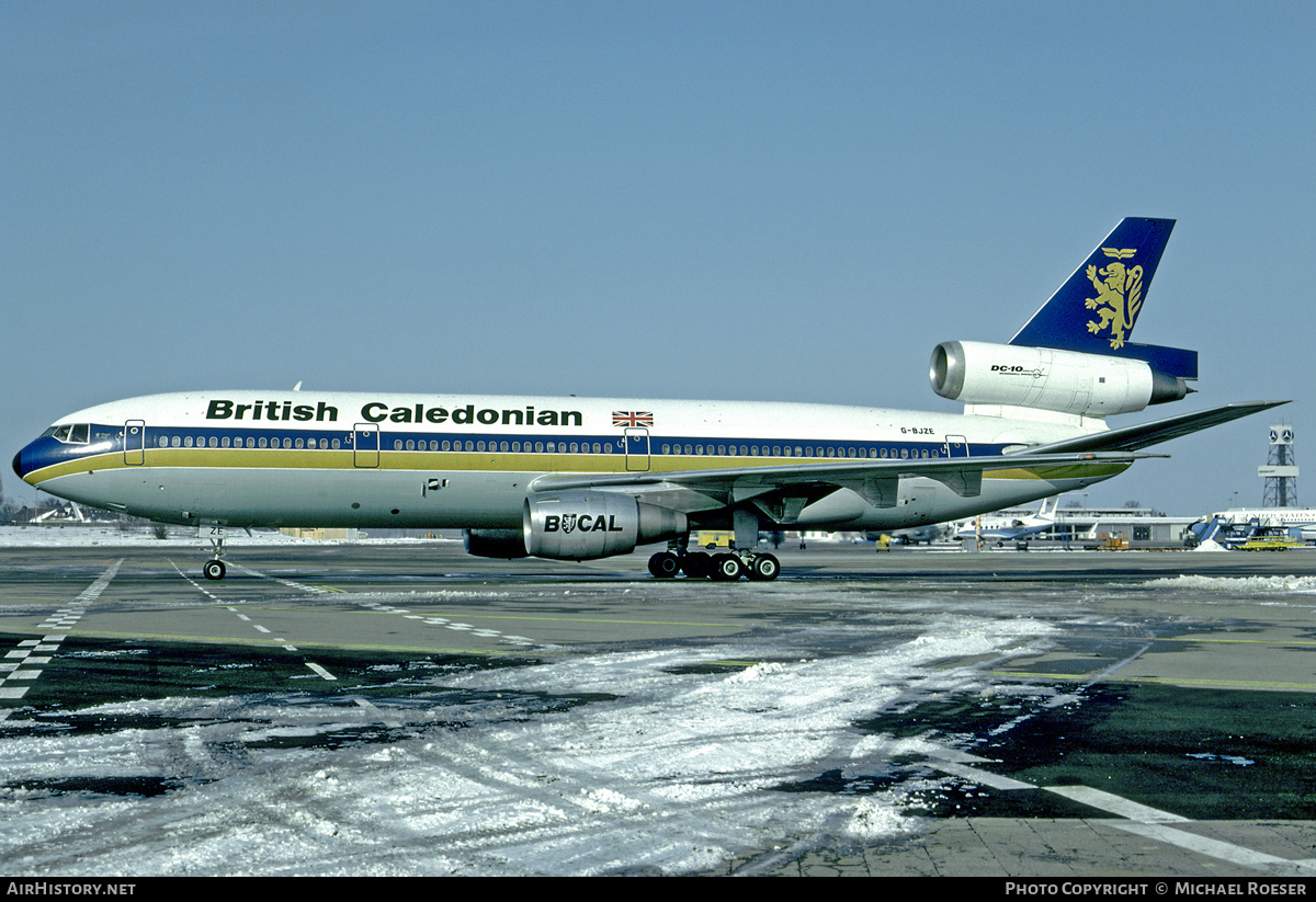 Aircraft Photo of G-BJZE | McDonnell Douglas DC-10-10 | British Caledonian Airways | AirHistory.net #409182