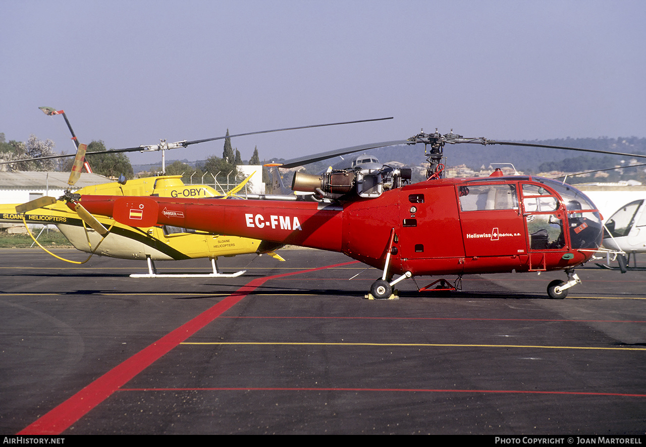 Aircraft Photo of EC-FMA | Aerospatiale SA-316B Alouette III | Heliswiss Ibérica | AirHistory.net #409187