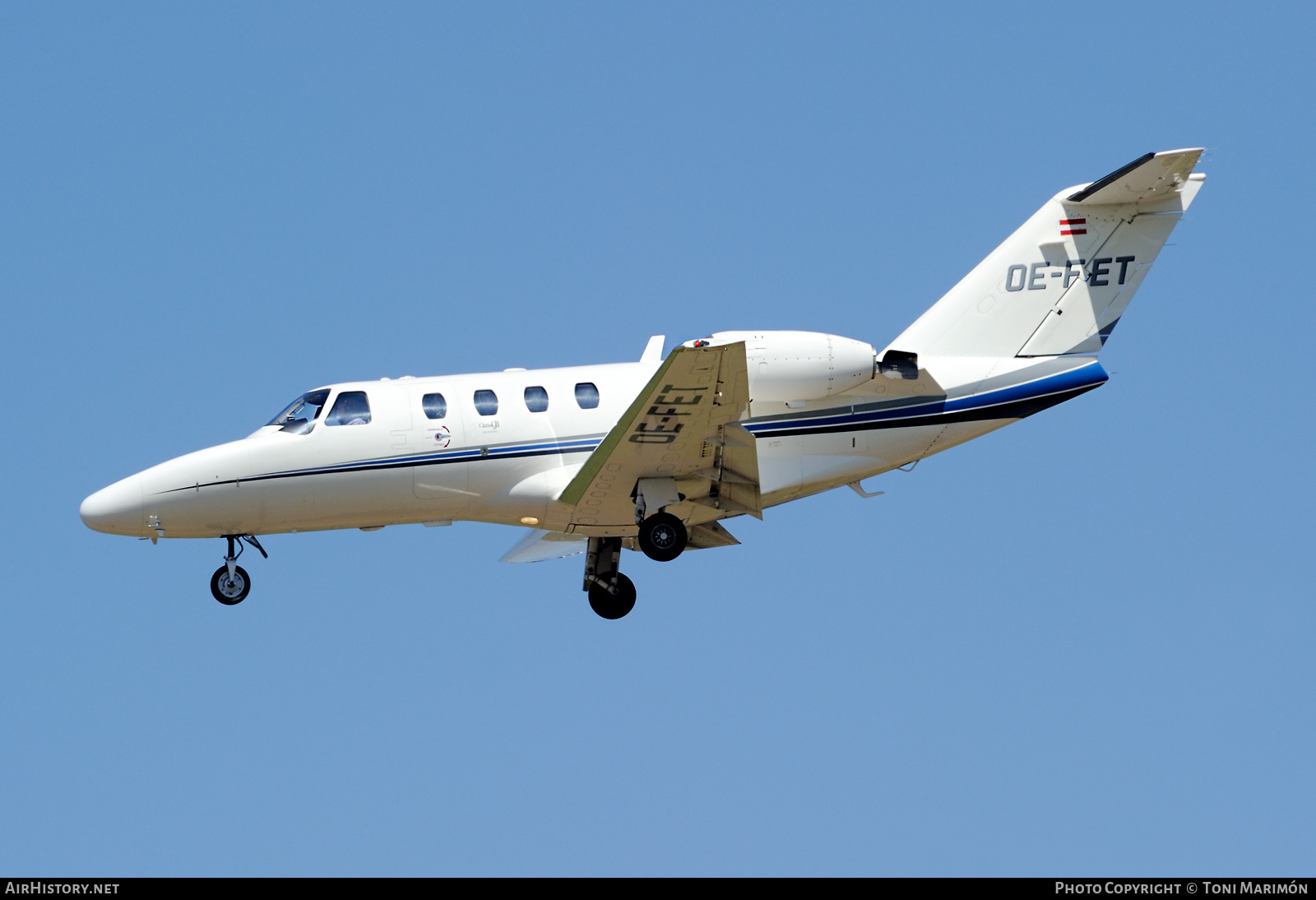 Aircraft Photo of OE-FET | Cessna 525 CitationJet CJ1 | AirHistory.net #409203