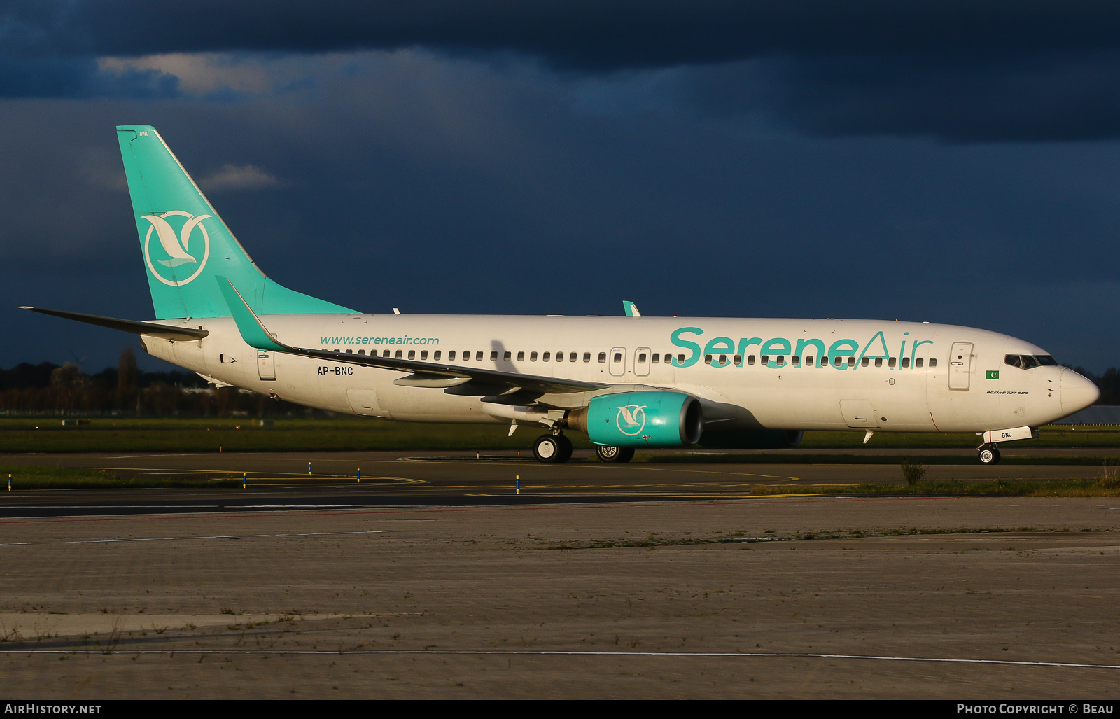 Aircraft Photo of AP-BNC | Boeing 737-8GJ | Serene Air | AirHistory.net #409219