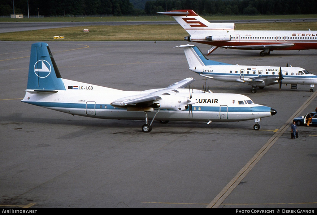 Aircraft Photo of LX-LGB | Fokker 50 | Luxair | AirHistory.net #409245