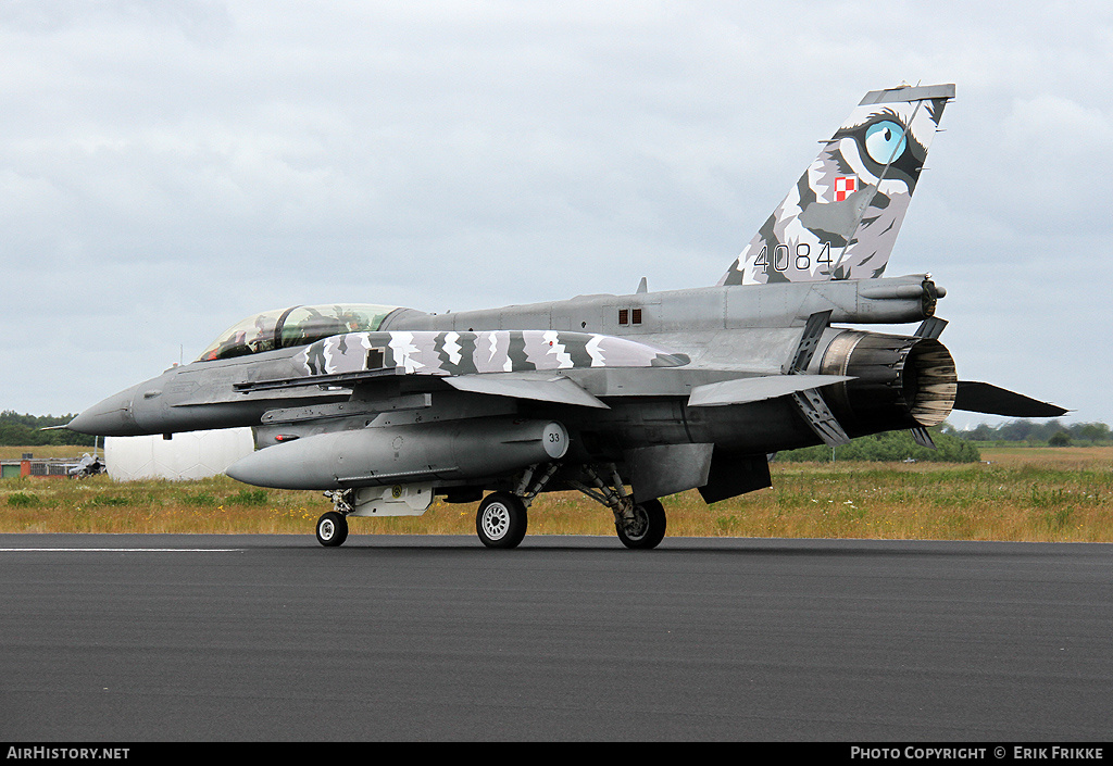 Aircraft Photo of 4084 | Lockheed Martin F-16DJ Fighting Falcon | Poland - Air Force | AirHistory.net #409264
