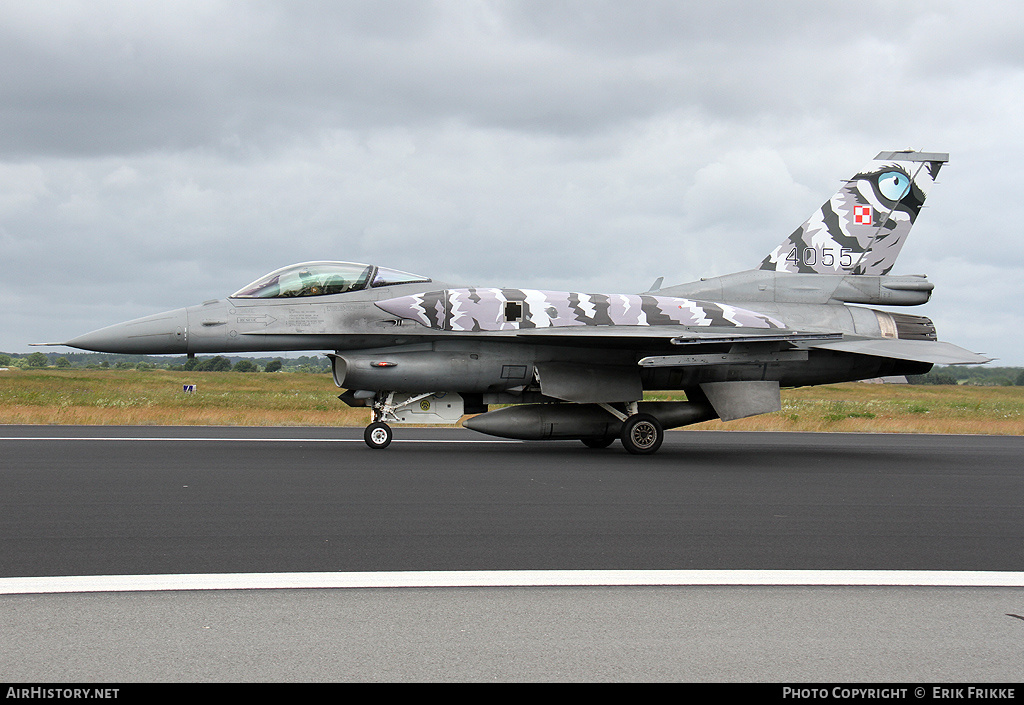 Aircraft Photo of 4055 | Lockheed Martin F-16CJ Fighting Falcon | Poland - Air Force | AirHistory.net #409265