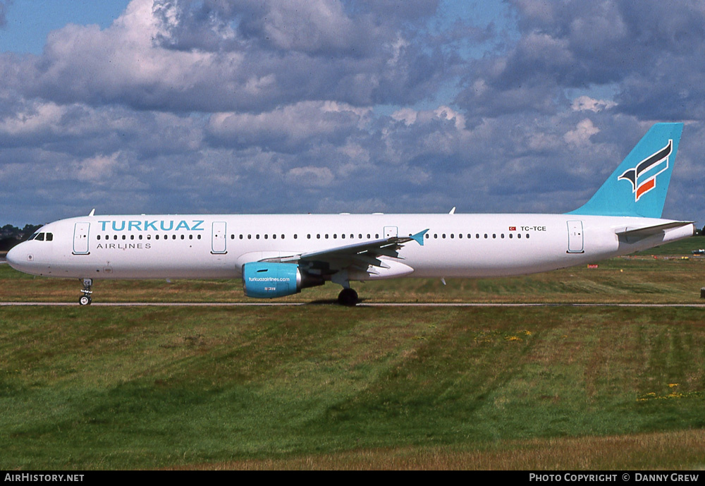 Aircraft Photo of TC-TCE | Airbus A321-211 | Turkuaz Airlines | AirHistory.net #409272