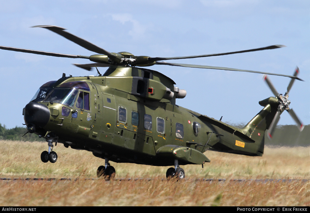 Aircraft Photo of M-507 | AgustaWestland EH101-512 Merlin Joint Supporter | Denmark - Air Force | AirHistory.net #409277