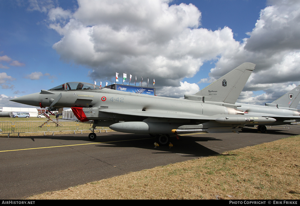 Aircraft Photo of MM7325 | Eurofighter F-2000A Typhoon | Italy - Air Force | AirHistory.net #409281