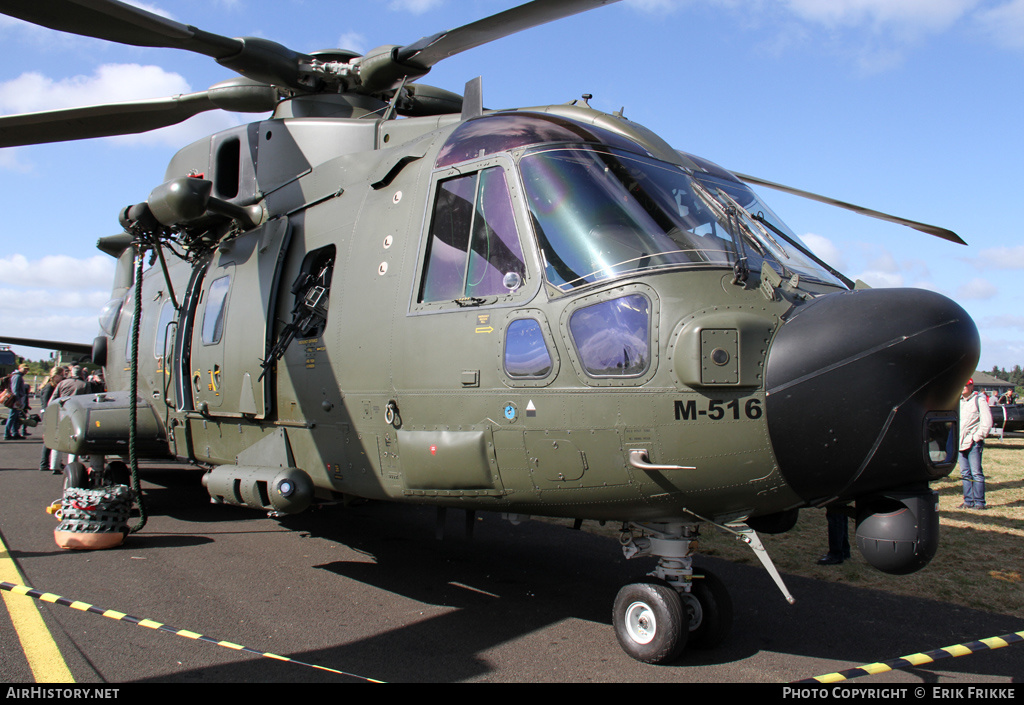 Aircraft Photo of M-516 | AgustaWestland EH101-512 Merlin Joint Supporter | Denmark - Air Force | AirHistory.net #409318