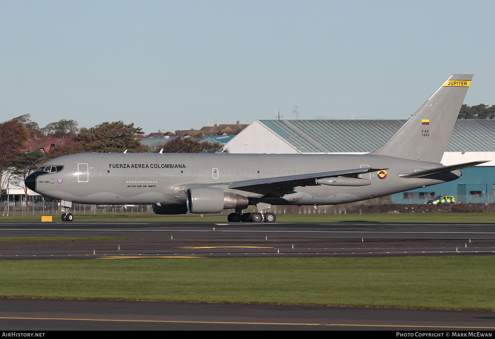 Aircraft Photo of FAC1202 | Boeing KC-767/MMTT Jupiter (767-2J6ER) | Colombia - Air Force | AirHistory.net #409325