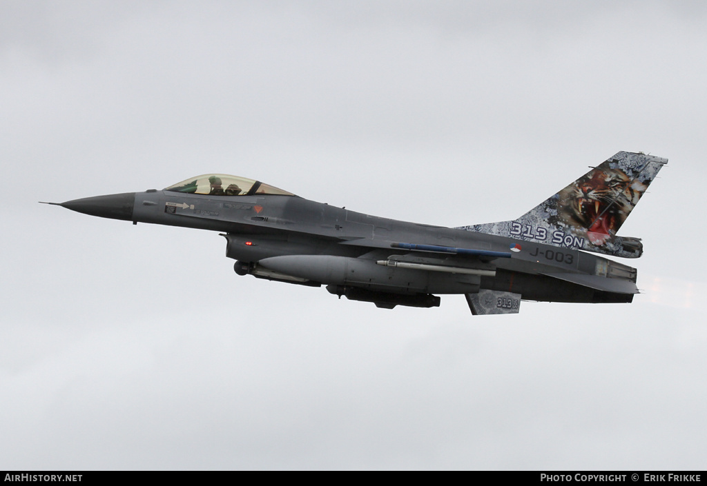 Aircraft Photo of J-003 | General Dynamics F-16AM Fighting Falcon | Netherlands - Air Force | AirHistory.net #409331