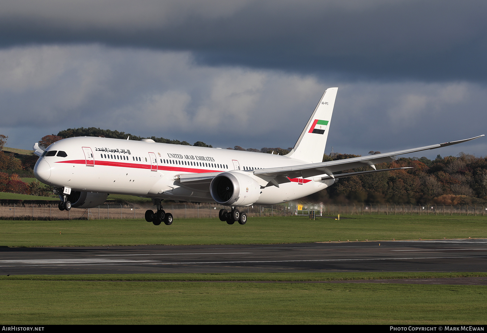 Aircraft Photo of A6-PFG | Boeing 787-9 Dreamliner | United Arab Emirates Government | AirHistory.net #409336