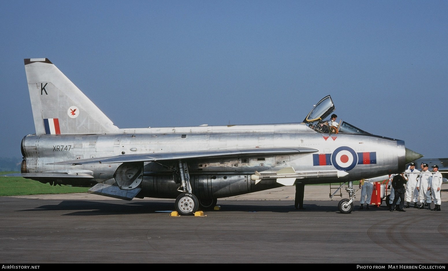 Aircraft Photo of XR747 | English Electric Lightning F6 | UK - Air Force | AirHistory.net #409361