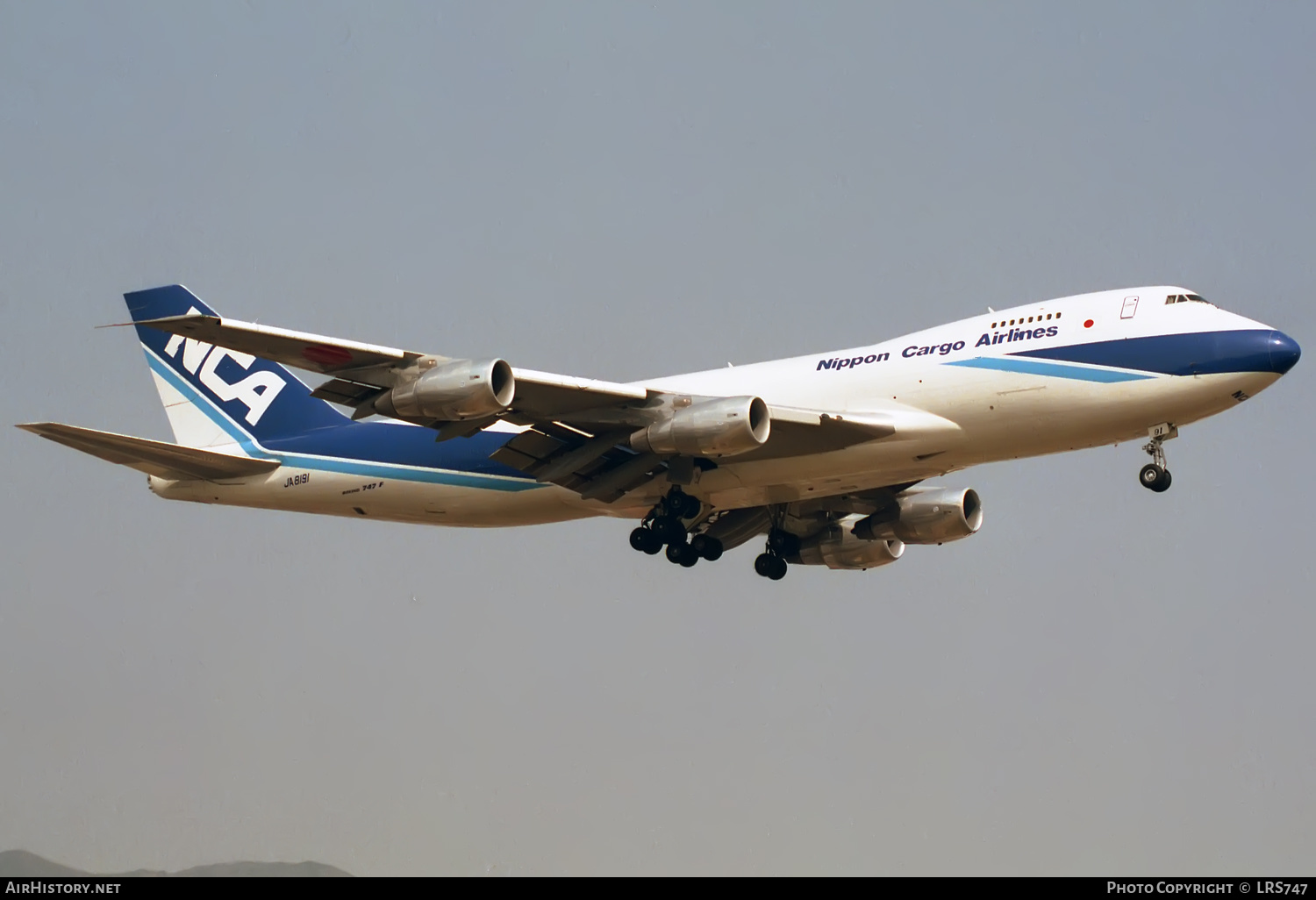 Aircraft Photo of JA8191 | Boeing 747-281F/SCD | Nippon Cargo Airlines - NCA | AirHistory.net #409374