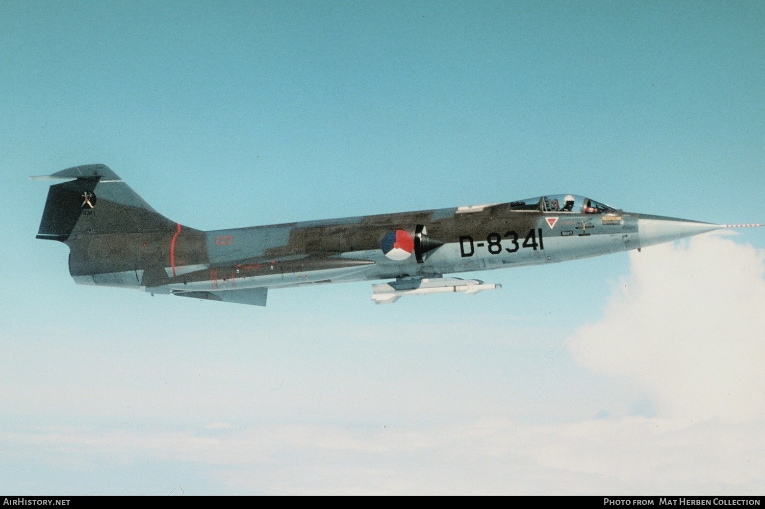 Aircraft Photo of D-8341 | Lockheed F-104G Starfighter | Netherlands - Air Force | AirHistory.net #409381