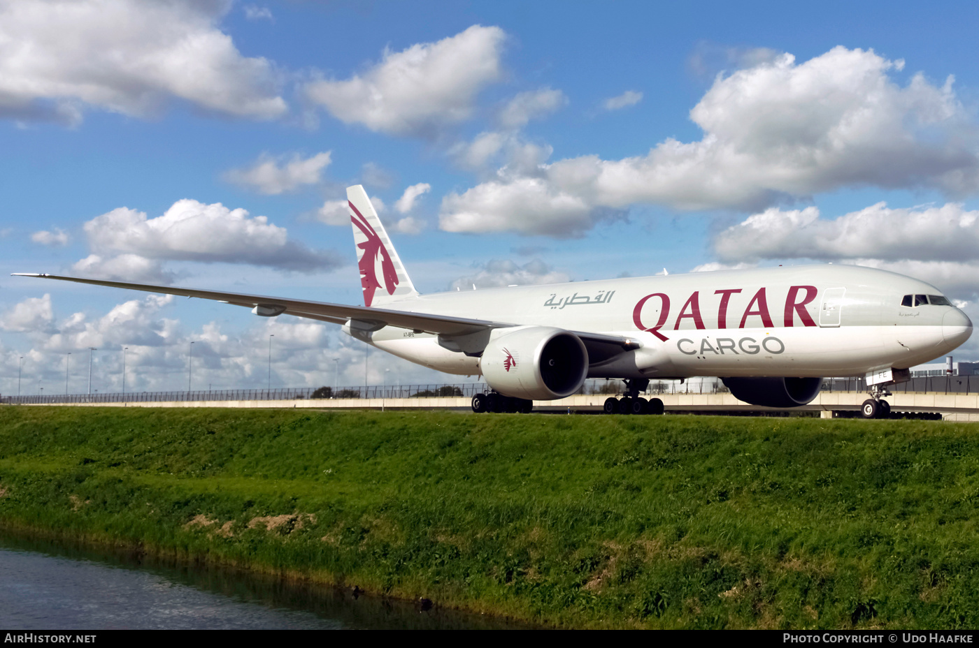 Aircraft Photo of A7-BFE | Boeing 777-FDZ | Qatar Airways Cargo | AirHistory.net #409433