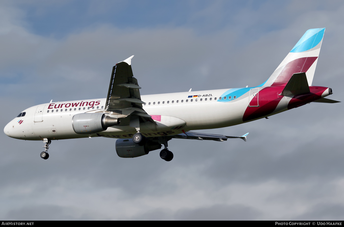 Aircraft Photo of D-ABZL | Airbus A320-216 | Eurowings | AirHistory.net #409434