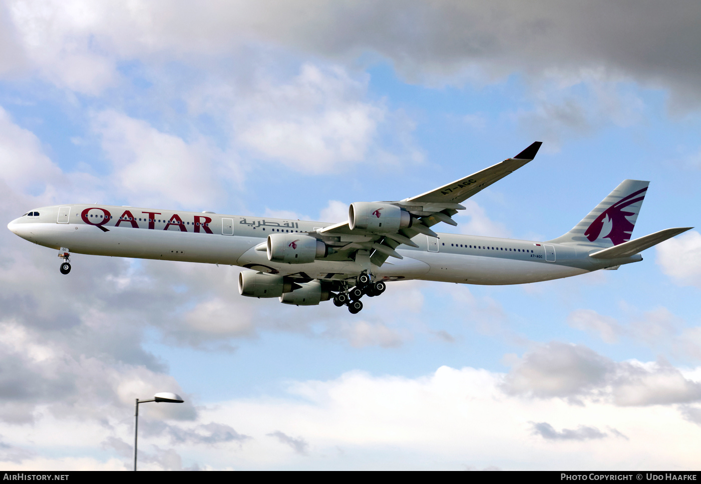 Aircraft Photo of A7-AGC | Airbus A340-642 | Qatar Airways | AirHistory.net #409438