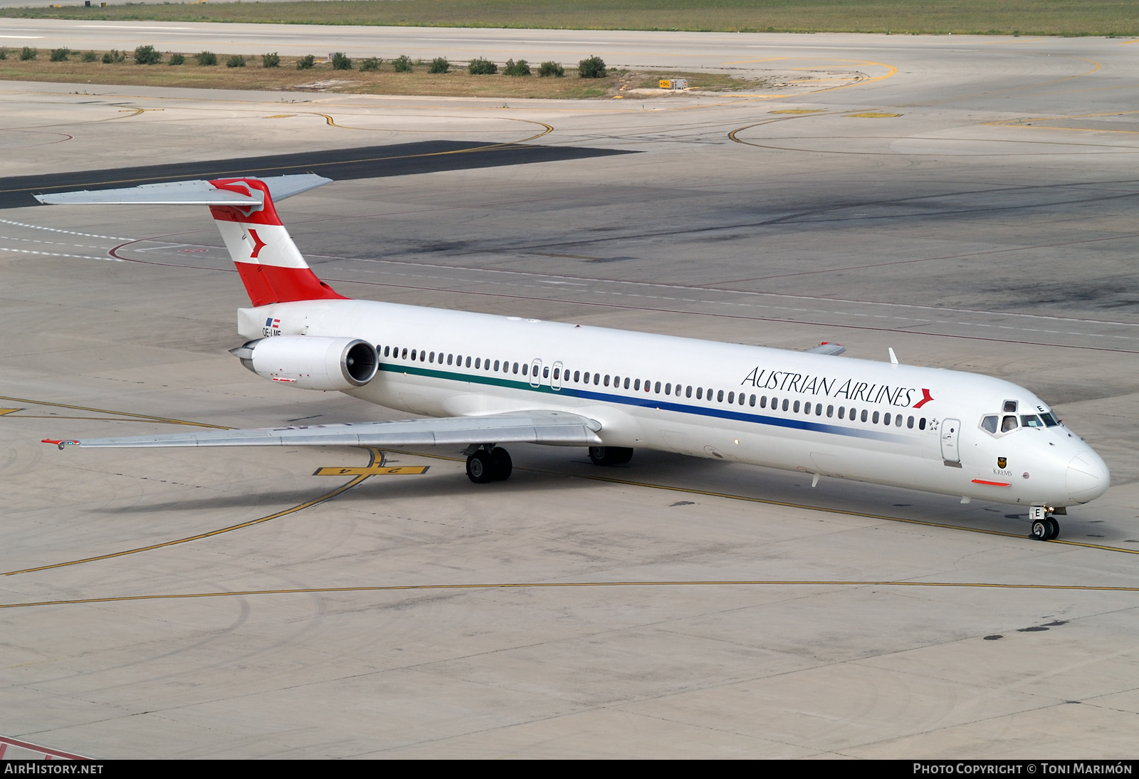 Aircraft Photo of OE-LME | McDonnell Douglas MD-83 (DC-9-83) | Austrian Airlines | AirHistory.net #409449