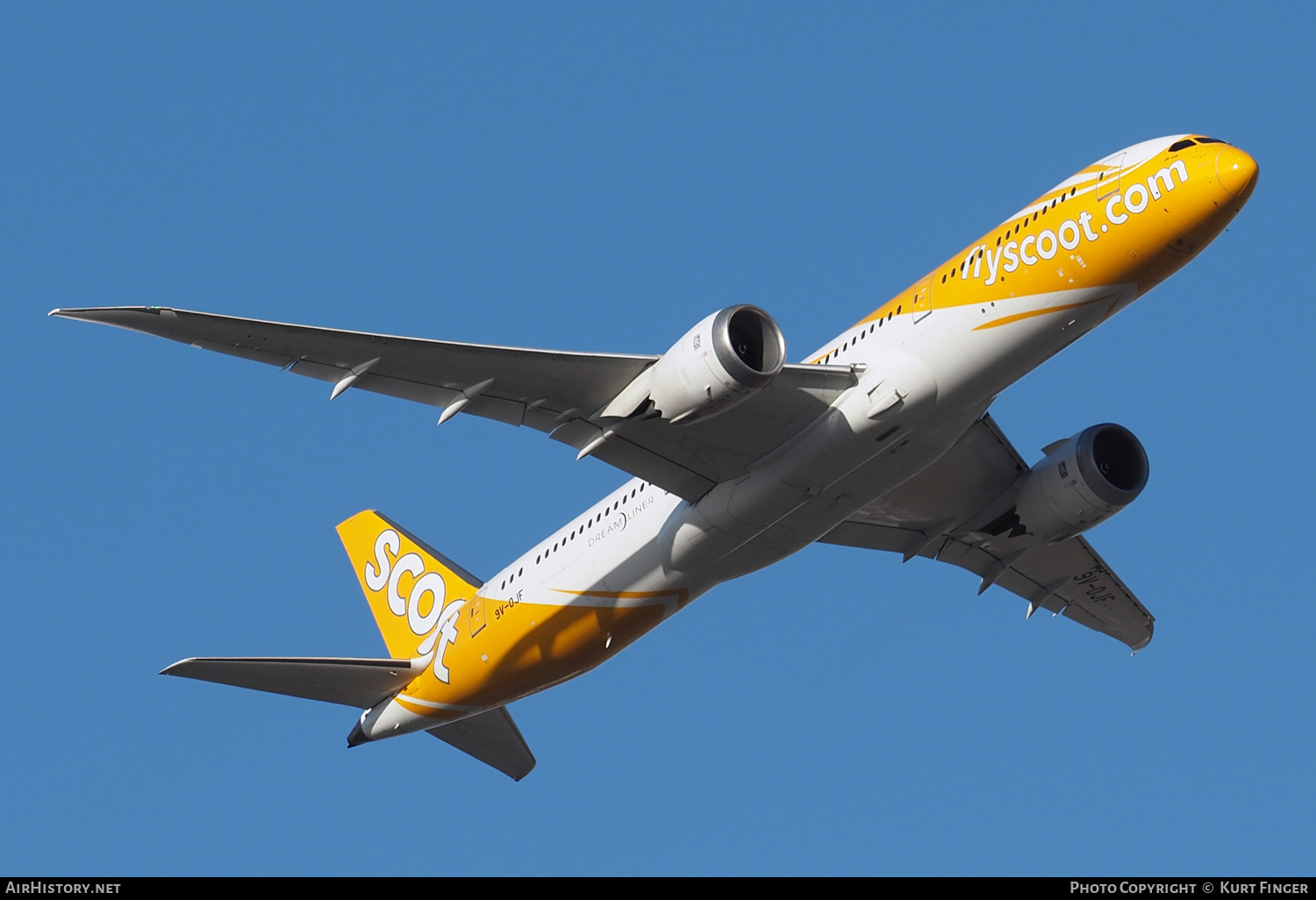 Aircraft Photo of 9V-OJF | Boeing 787-9 Dreamliner | Scoot | AirHistory.net #409450